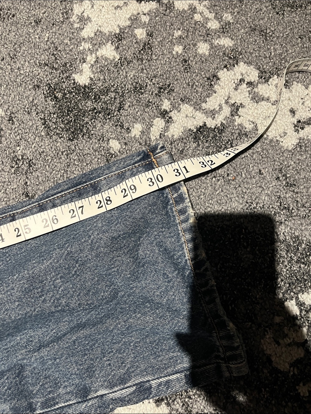 Garage Relaxed Wide-Leg Jeans in Blue Denim - Picture 6 of 6